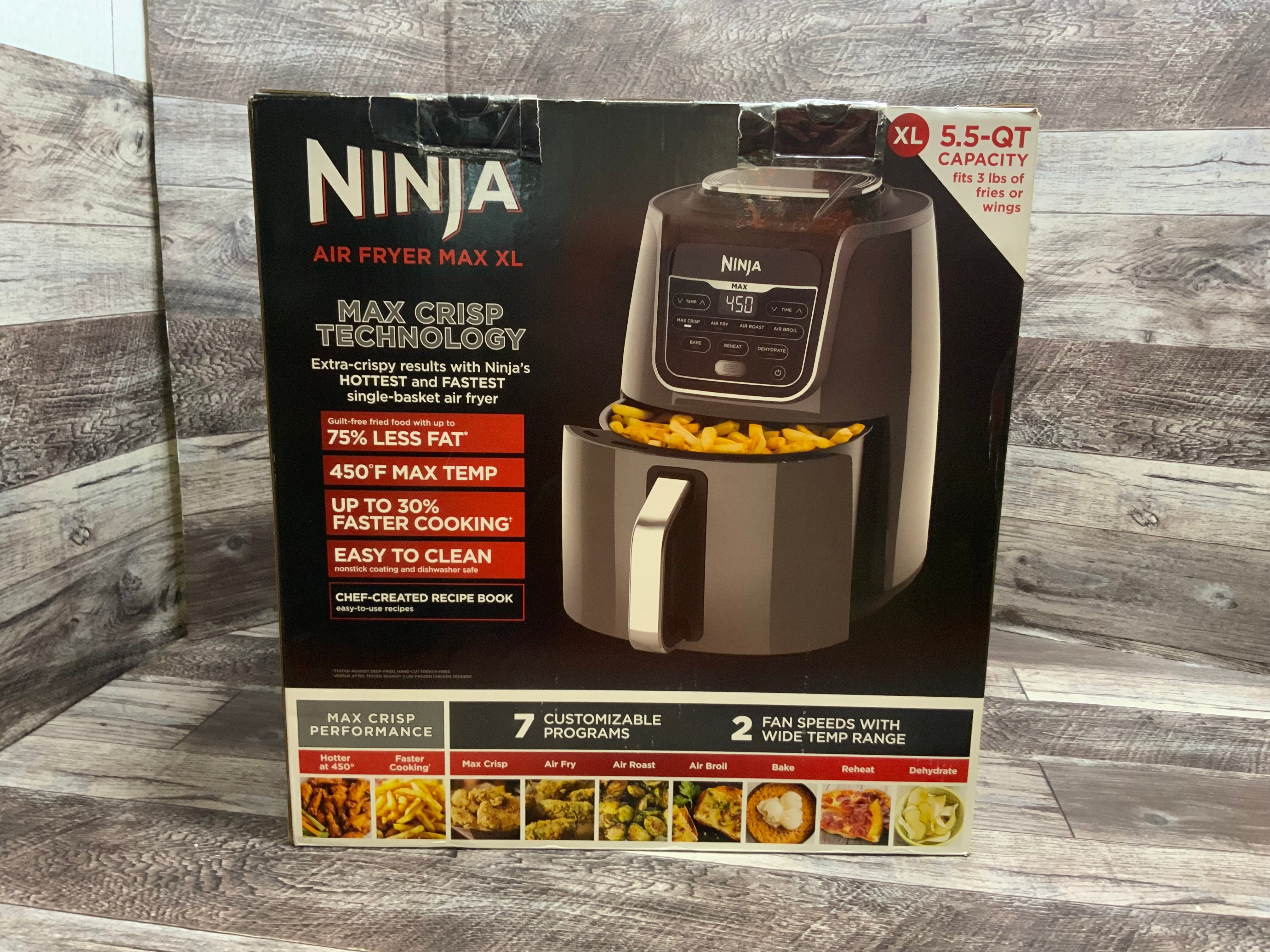 Ninja AF161 Max XL Air Fryer With 5.5 Quart Capacity (8079650717934)